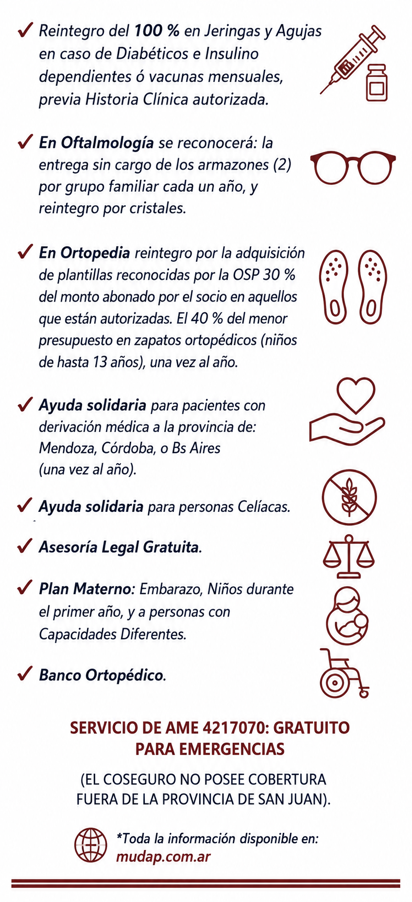 Beneficios MUDAP